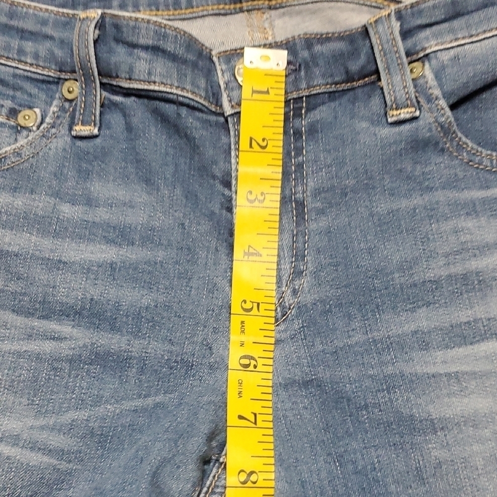 Ag Adriano Goldschmied Blue Ag-ed Denim Ankle The Stilt Roll Up Jeans - Picture 6 of 9